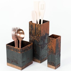 Utensil holder cutlery organizer kitchen spoon stand accessories utensils Table Kitchenware chopsticks box universal rustic