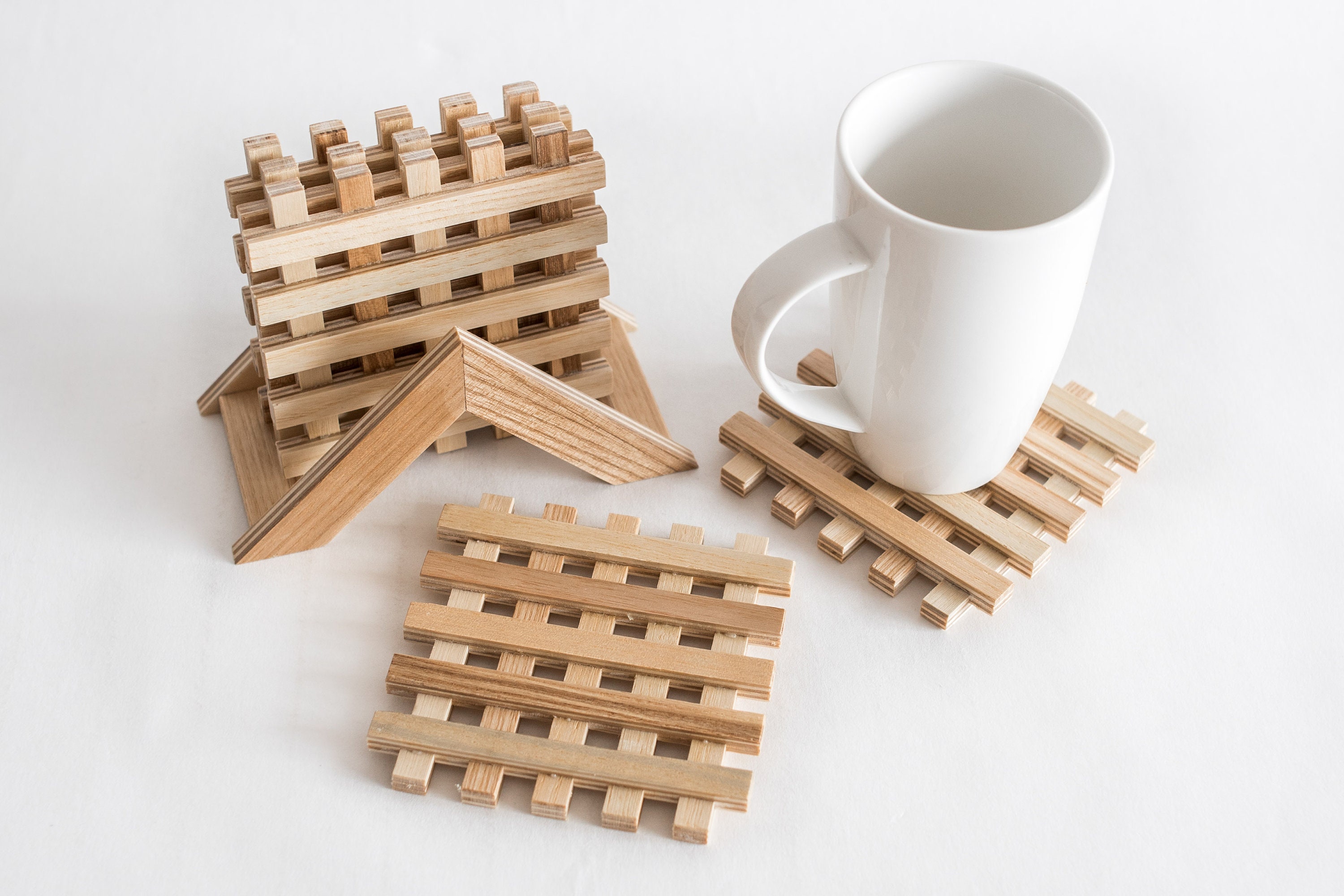 Wooden mini pallet coasters Handmade wooden pallets Miniature Etsy