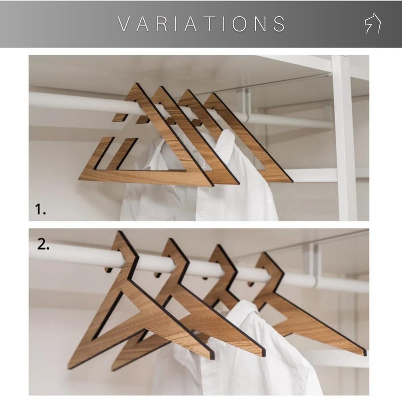 Wood clothes hanger wedding dress holder wooden rack adult clothing rack set of 10 image 2