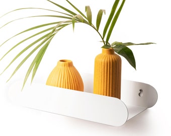 Floating wall shelf Metal shelves wall mounted geometric hanging plant holder for living room wall decors CAPSULE