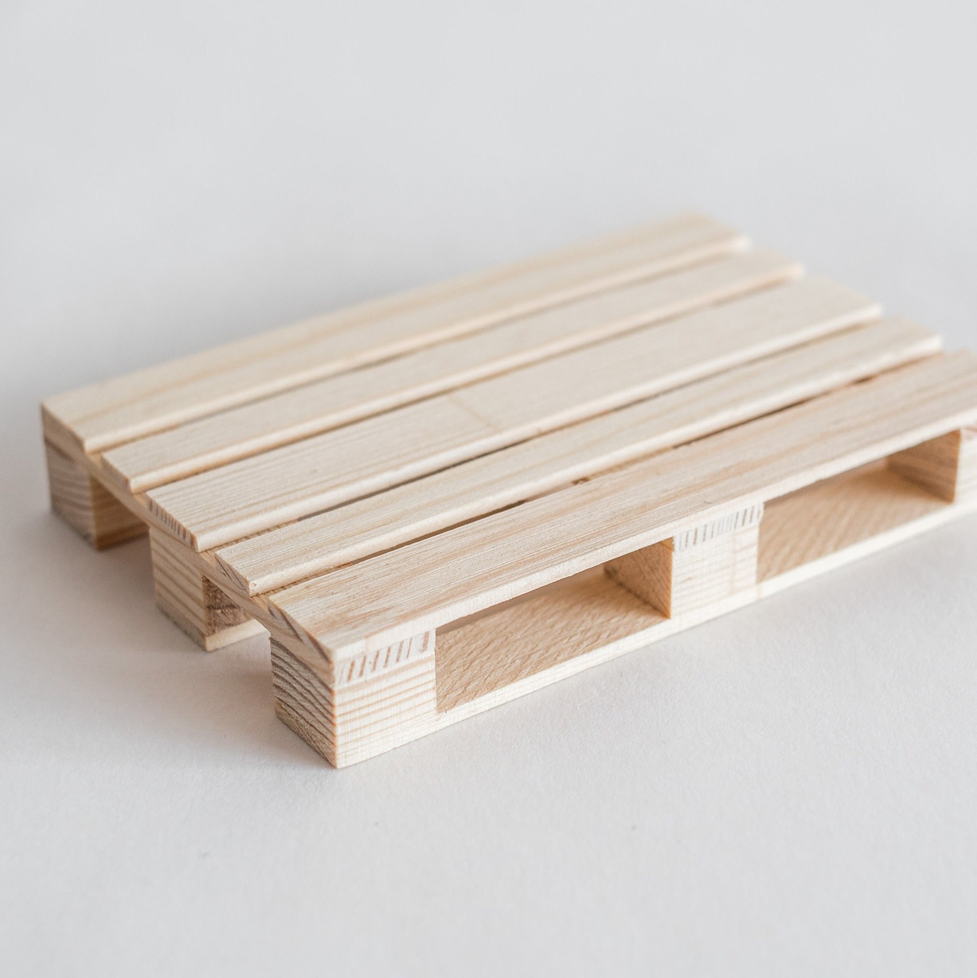 Marketing Square Mini Pallet Wood Coasters (3 x 3 x 0.75)