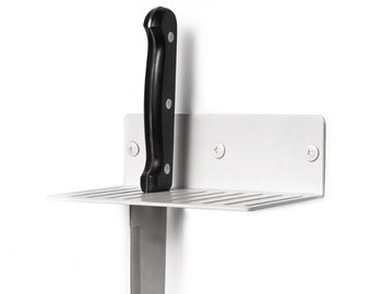 Universal knife holder kitchen knives wall storage organizer of steel bar not magnet rack universal block display to insert 8 knive small