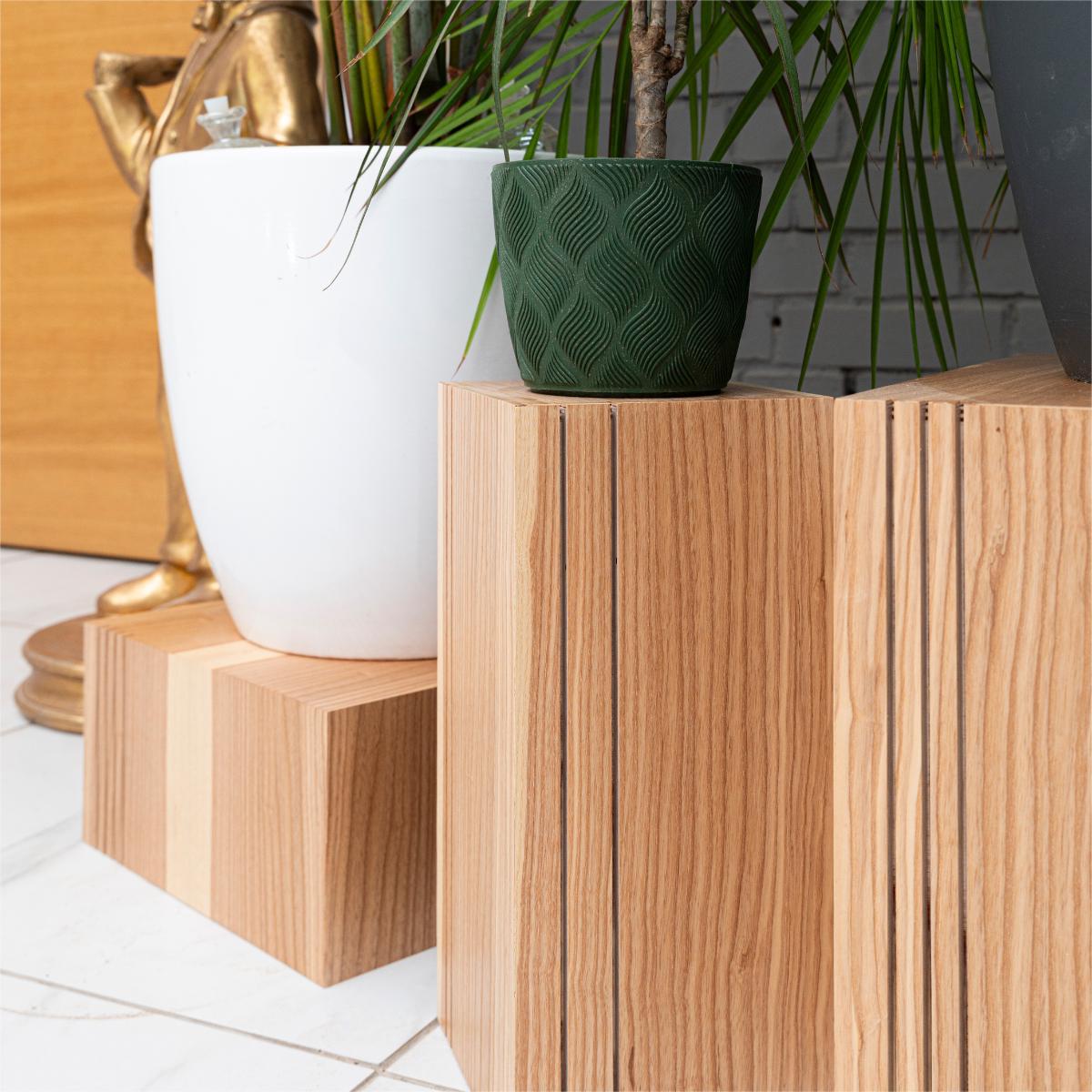 Supporto per piante in legno, sgabello alto, supporto multifunzione per vasi da fiori, decorazione per giardinaggio e soggiorno