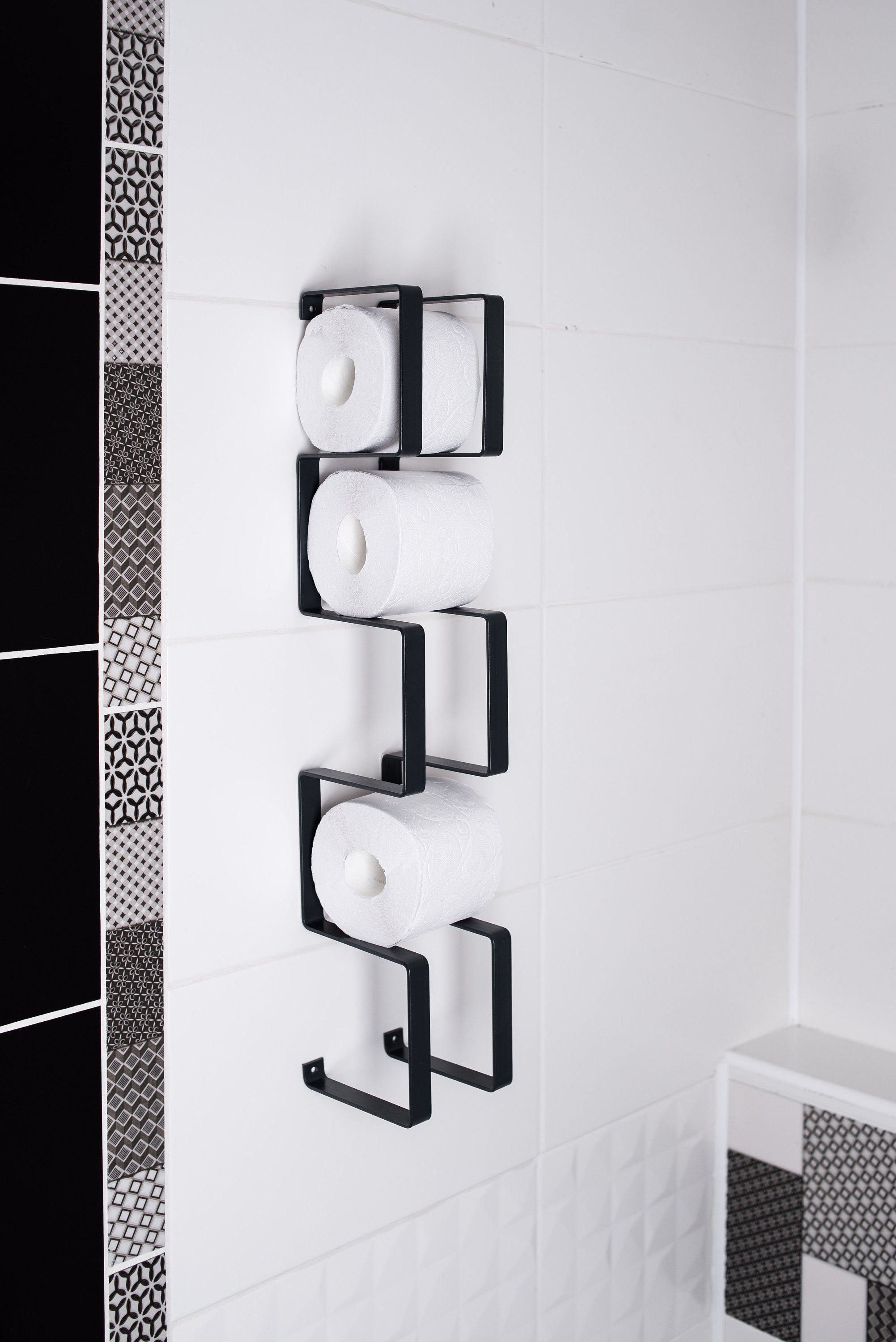 Amazon.com: Self-Adhesive Toilet Paper Roll Holder - Wall