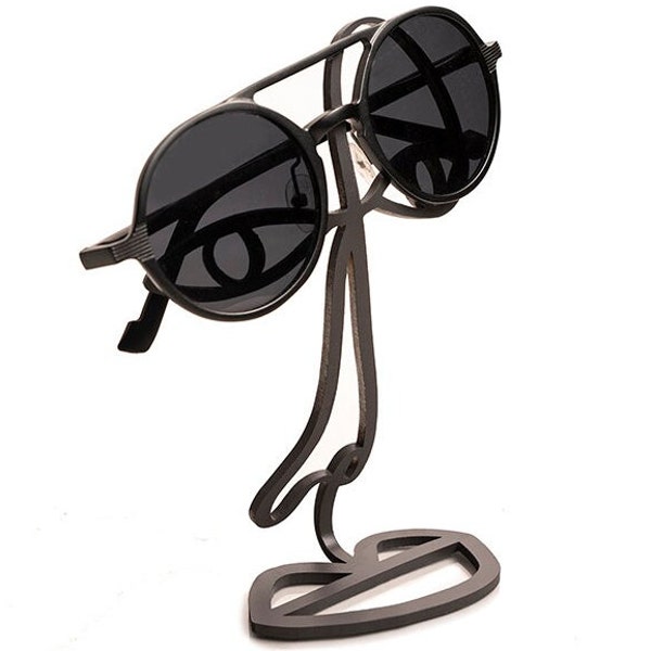 Soporte para gafas, expositor único de metal, organizador de gafas de sol, almacenamiento decorativo para pequeños accesorios, regalo elegante