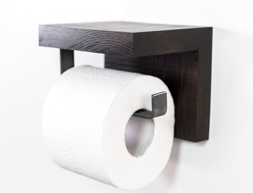 Wave Toilet Paper Holder Toilet Tissue Shelf Wall Rack Bathroom