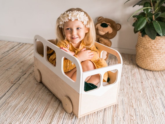 Coffre Jouet Pour Enfants Rangement En Bois Etagere Pour Etsy France