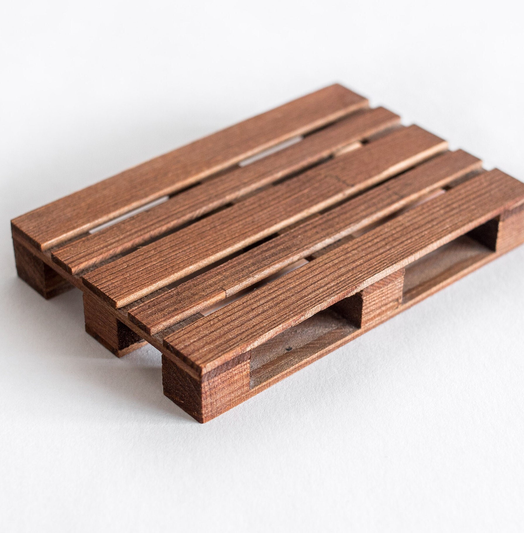 Marketing Square Mini Pallet Wood Coasters (3 x 3 x 0.75)