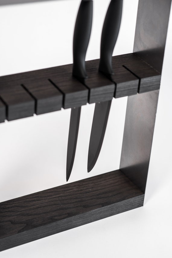 Knife Block Holder for Kitchen Knife Stand Without Knives Rack