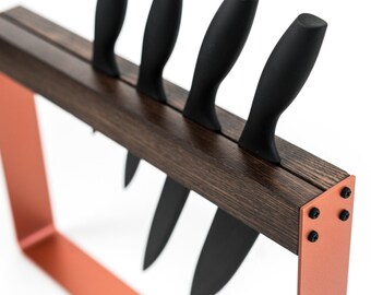 Knife Block Holder for Kitchen Knife Stand Without Knives Rack