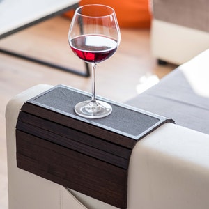 Sofa arm Tablett Armlehne Abdeckung Tisch Stuhl Couch Holz Untersetzer  Kaffeetasse Faltbar TV Caddy Beistelltische Tabletts -  Schweiz