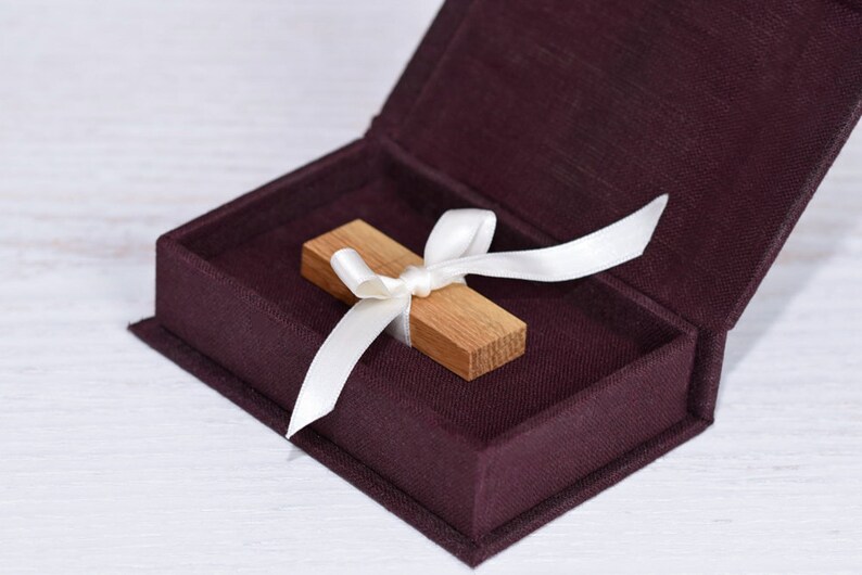 without usb USB Flash Drive Box personalize flash drive photo box gift wedding box Proof Box photography Photo box Linen fabric USB Box