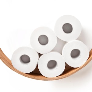 Soporte de papel higiénico de madera con estante Walnut Toilet Roll Holder  Minimal Bathroom Decor -  México