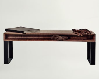 Shoe Storage Bench Walnut, Entryway Rack, Hallway Organization