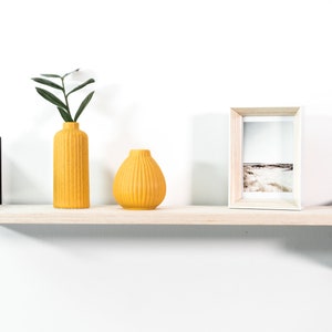 Floating wall shelf brackets Wooden metal hanging geometric book wandregal wall shelves wood modern handmade furniture image 9