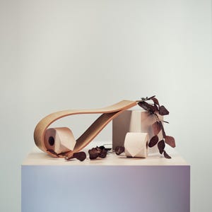 Portarrollos de papel higiénico de pared, estante flotante de madera TP para varios rollos de papel higiénico, soporte colgante de madera para rollos de papel higiénico para baño.