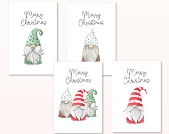 Christmas Gnome POSTCARD - DIN A6 - Card, Gift, Picture, Print, Greeting Card, Merry Christmas, Merry Christmas, Winter, Dwarf, Elf
