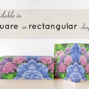 Tissue box cover Hydrangea tissue box Square tissue box Rectangular tissue box Wooden tissue box