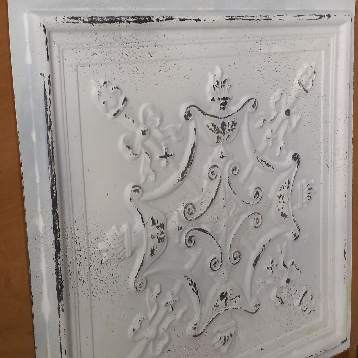 Ceiling Tiles Vintage Vinyl 3D Embossed Backsplash Decor Etsy Australia