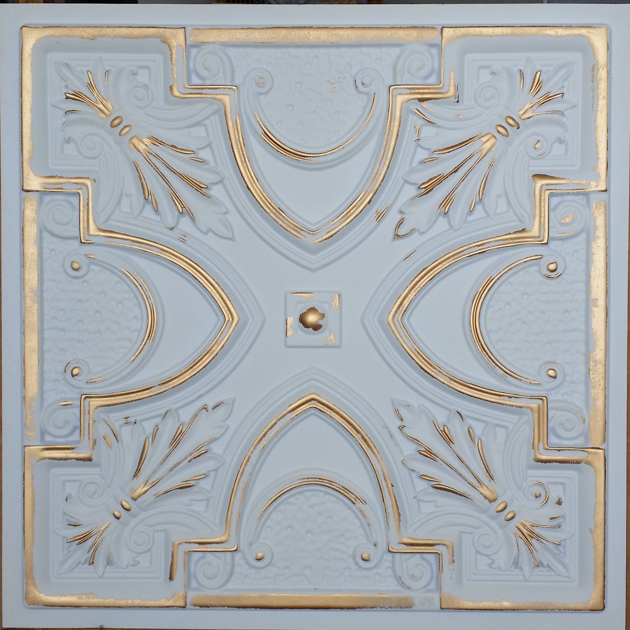 Ceiling Tiles Faux Finished White Gold Color PL11 10tiles/lot Etsy