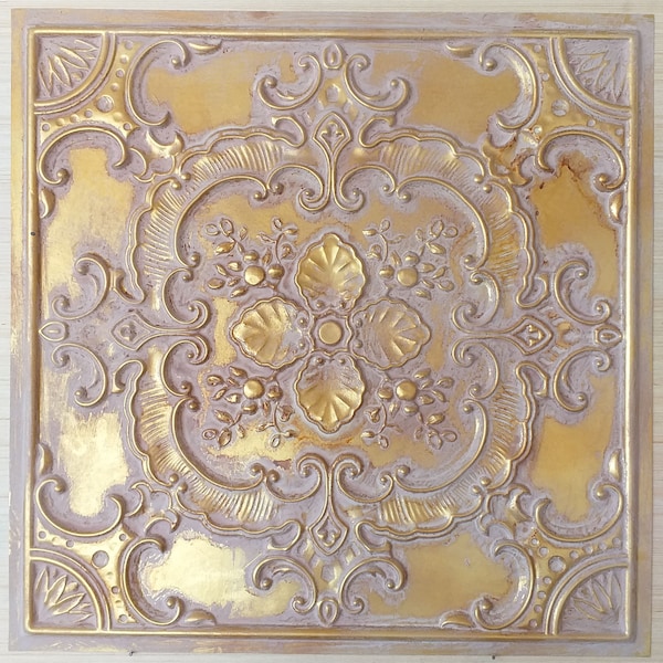 Faux Ceiling Tile Wallpaper Etsy