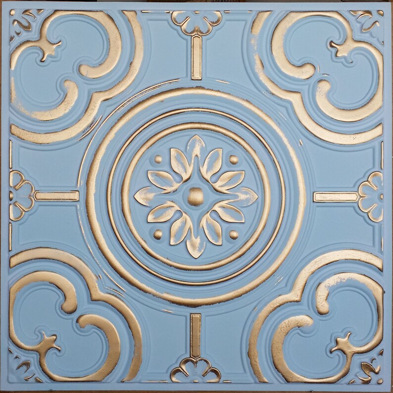 Ceiling Tiles Faux Finished White Gold Color PL50 10tiles/lot Etsy