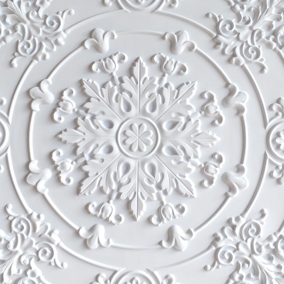 Pl18 Faux Painting Ceiling Tiles White Matt 3d Embossed Photography Background Panels Boards 10tiles Lot Free Postage