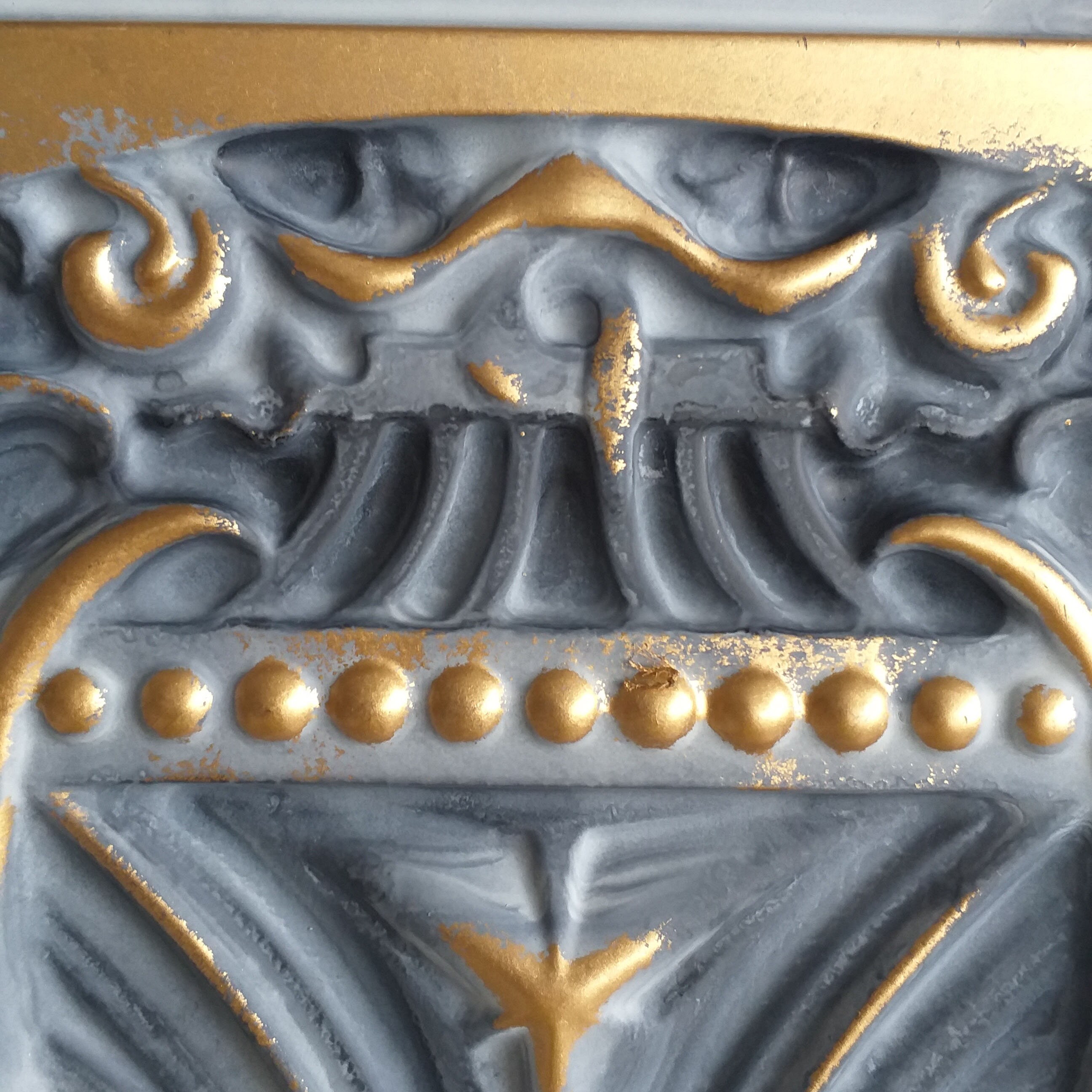 PL10 Faux Paint Metallized Gold Ceiling Tiles Restaurant Store Etsy