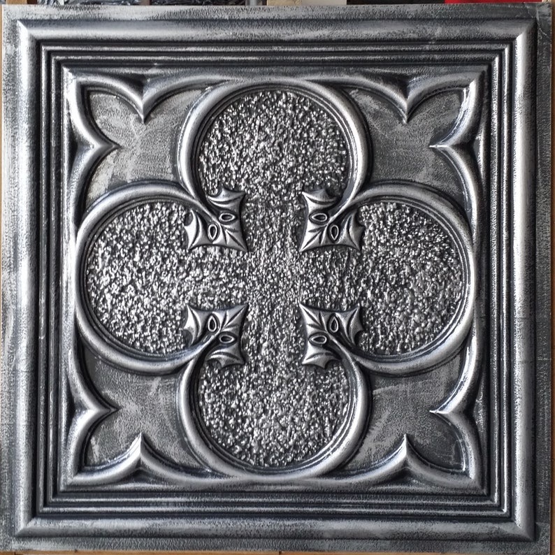 Ceiling tile Faux antique tin night club decor wall panel 10tile//lot PL37