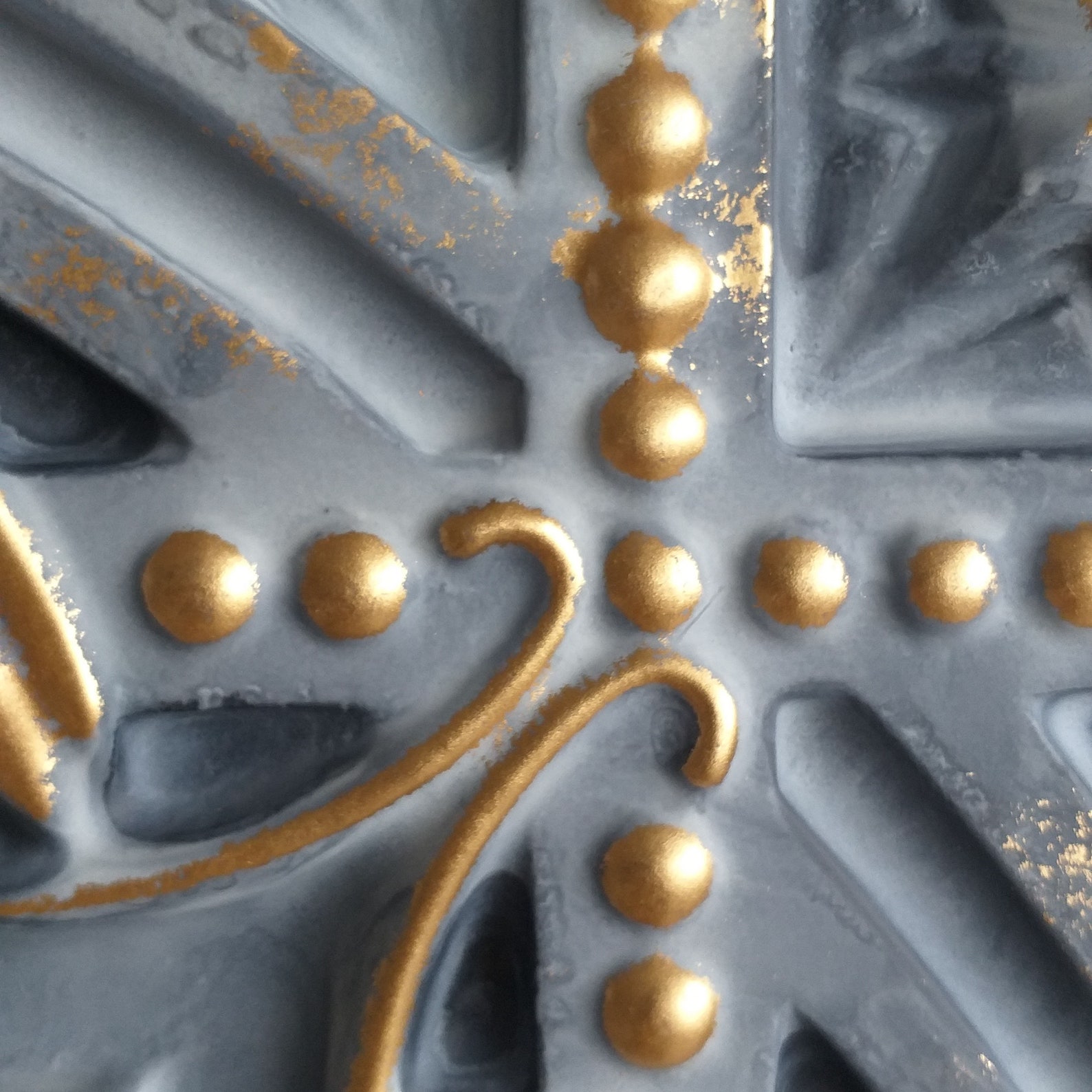 PL10 Faux Paint Metallized Gold Ceiling Tiles Restaurant Store Etsy