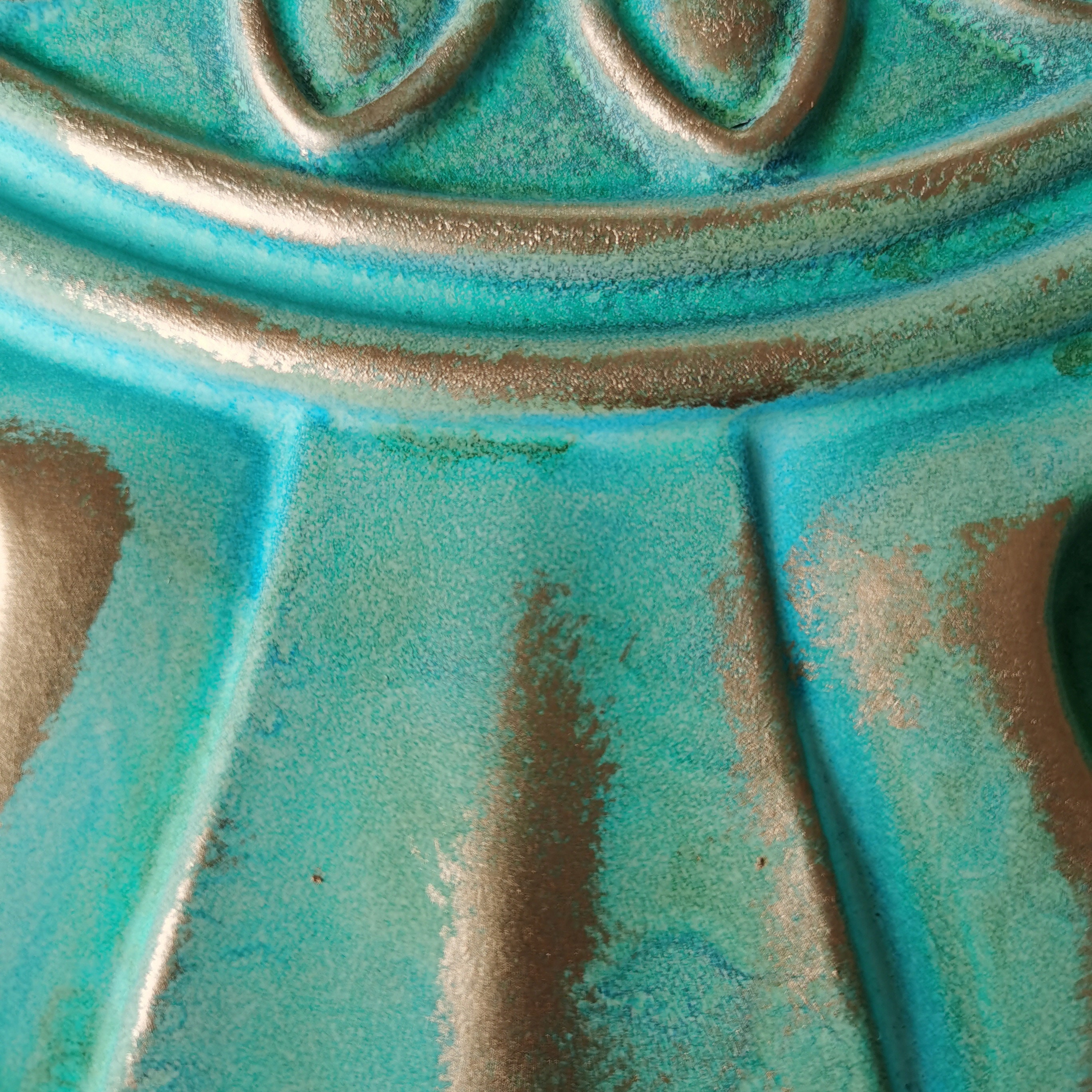 PL17 Faux Tin 3D Embossed Ceiling Tile Green Gold Interior Etsy Canada