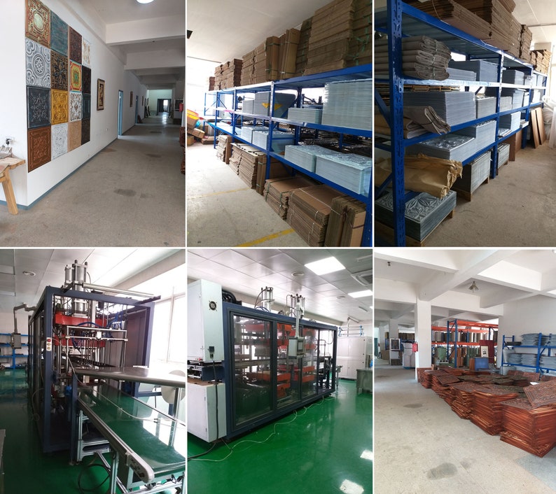 PL17 Faux Tin 3D Embossed Ceiling Tile Green Gold Interior Etsy Canada