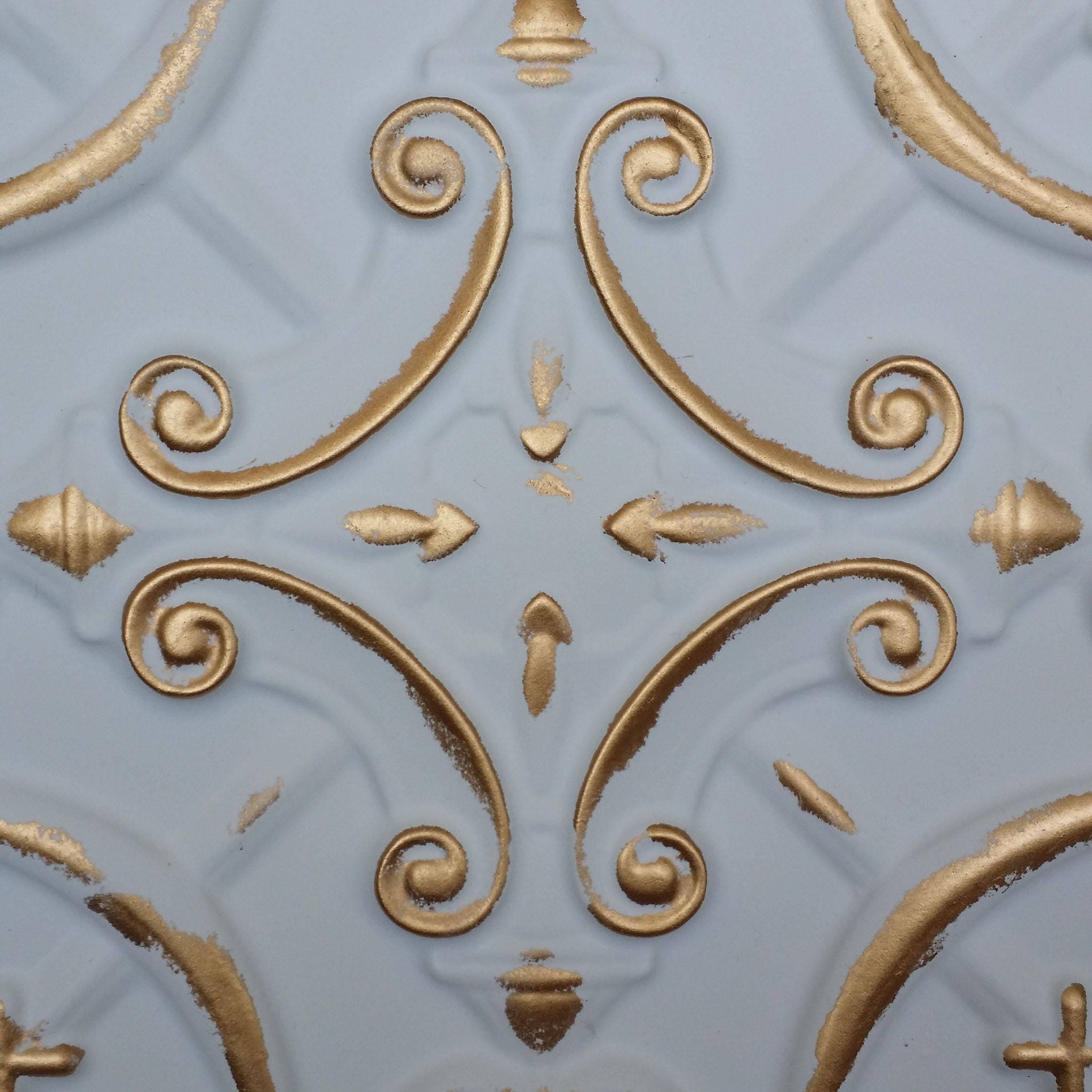 Ceiling Tiles Faux Finished White Gold Color PL07 Etsy Canada