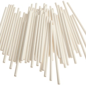 100 White Cake Pop Sticks. 6" Cake Pop Sticks. 4.5" Cake Pop Sticks. Rice Krispy Sticks. Lollipop Sticks. Marshmallow Sticks. Baking.