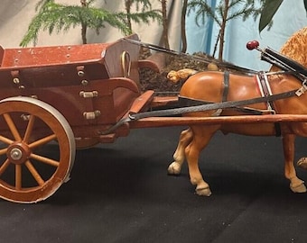 Farm Box Cart with 1 Horse - John L. Black Collection
