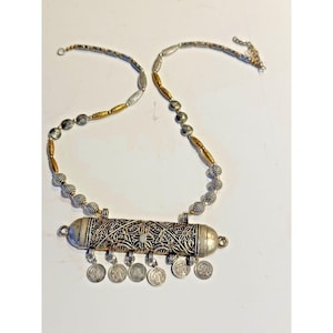 Yemenite Silver Bedouin Necklace