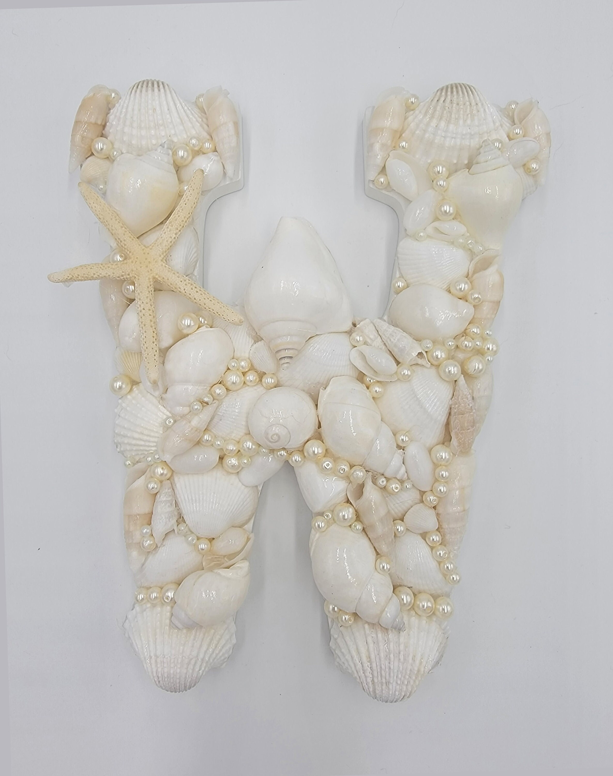 Beach Wedding Letter Seashell Letter Beach Decor Wedding Gift 8-10 ...
