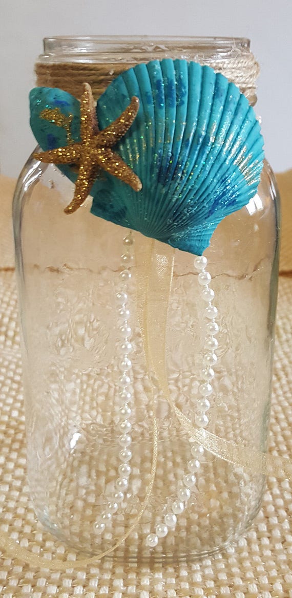 Mason Jar Vase Theme Mariage Centre De Table Vacances Maison Etsy