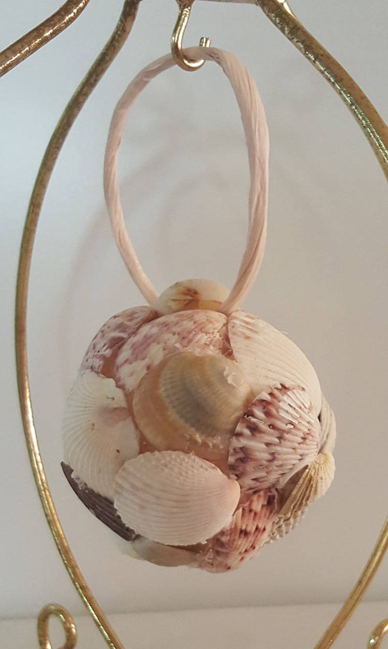 Handmade Seashell Ornaments for Christmas or Weddings Beach Etsy