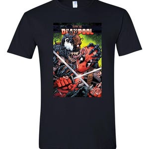 Deadpool Venom War Unisex Gildan® Softstyle T-shirt