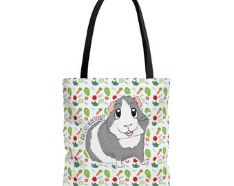 AOP Tote Bag - Did I Just Hear Food?! - Guinea Pigs