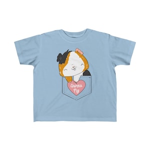Kid&#39;s Fine Jersey Tee - Guinea Pig Love Pocket
