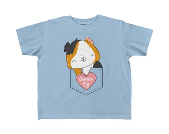 Kid's Fine Jersey Tee - Guinea Pig Love Pocket