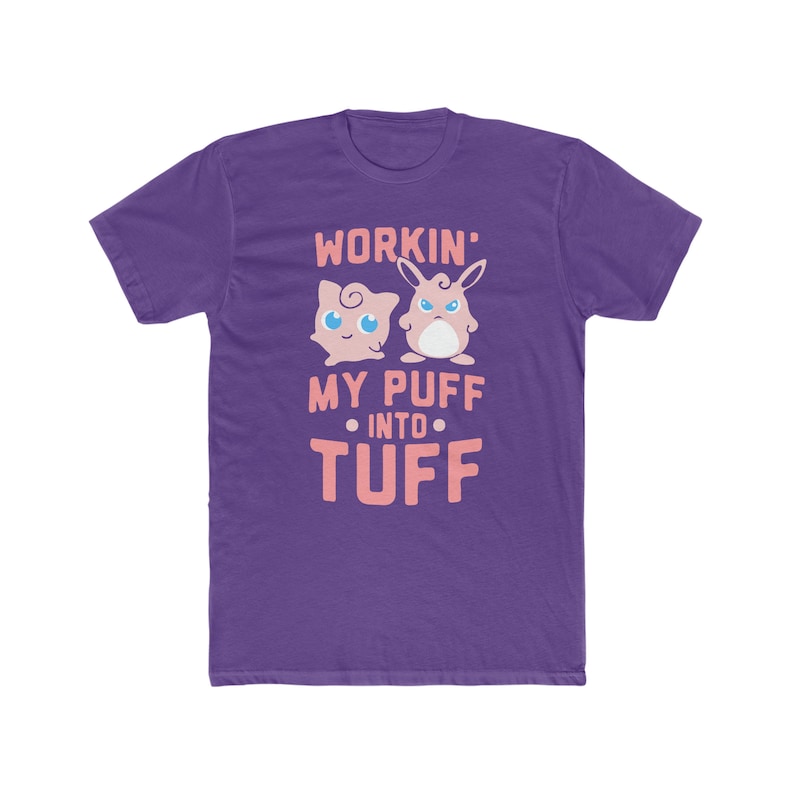 Men's Cotton Crew Tee Workin My Puff into Tuff image 2