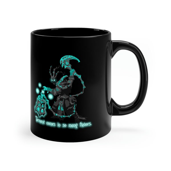 11oz Zwarte Mok - Thresh Main - League of Legends