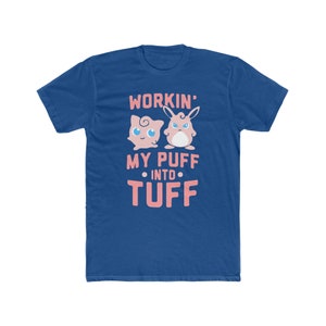 Men's Cotton Crew Tee Workin My Puff into Tuff image 3