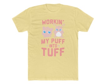 Men's Cotton Crew Tee - [CUSTOM] Puff into Tuff