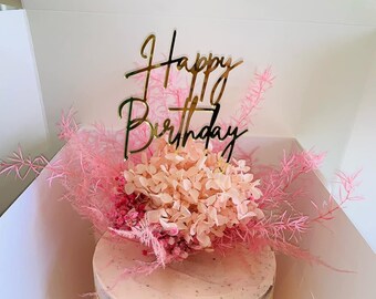 Happy Birthday Cake topper