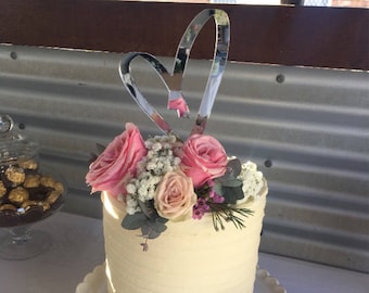 Love Heart Cake Topper