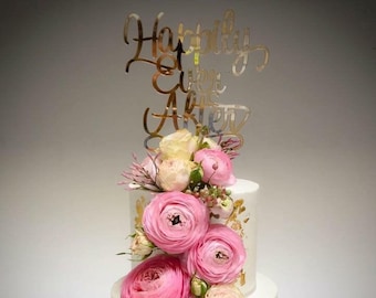 Happily Ever After Cake Topper